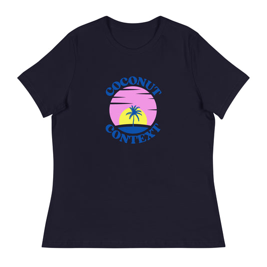 Kamala's Coconut Context -- Women's Relaxed T-Shirt, 100% cotton